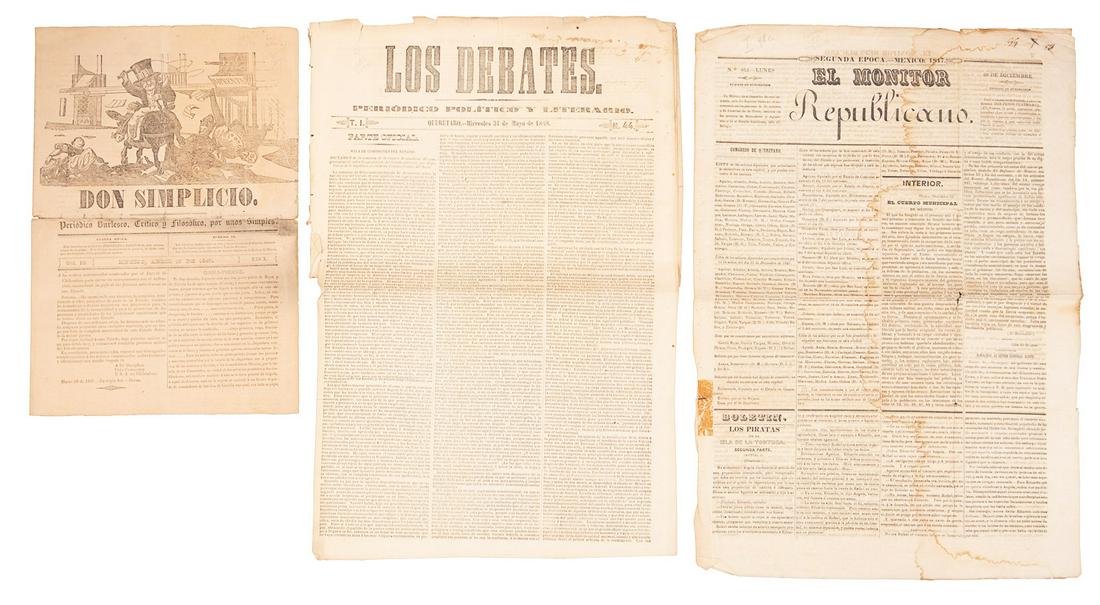 Mexican newspapers from the time of the Mexican War (1 of 1)