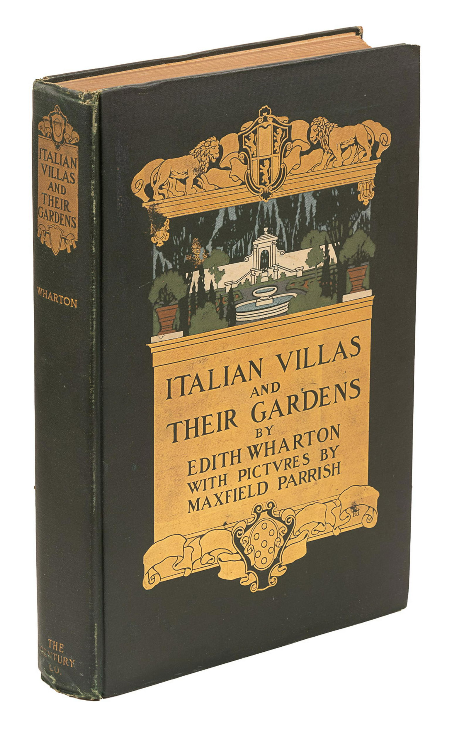 Wharton's Italian Villas w/Maxfield Parrish 1904 1st: Heading: (Parrish, Maxfield, illustrator) Author: Wharton, Edith Title: Italian Villas and Their Gardens Place Published: London Publisher:The Century Co. Date Published: 1904 Descripti