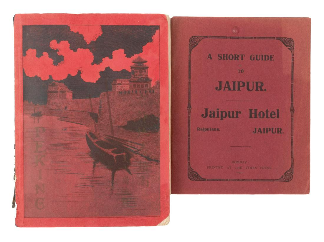 Two guide books, Jaipur and Peking 1909-10: Heading: (Travel Guides) Author: Various authors Title: Guide to Peking and its Environs [with] A Short Guide to Jaipur Place Published: Various places Publisher: Date Published: Various date