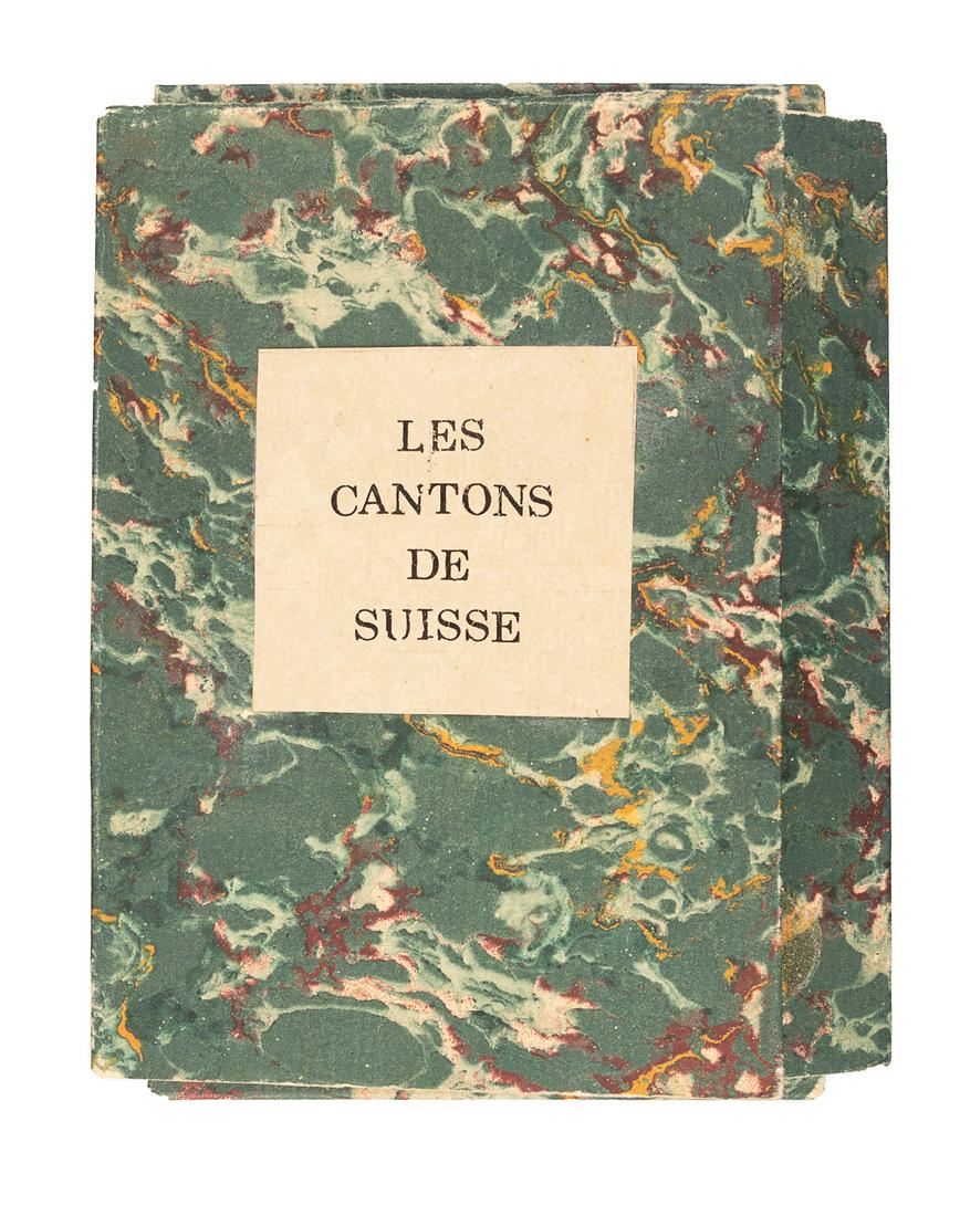 Les Cantons De Suisse card game: Heading: (Games and puzzles) Author: Title: Les Cantons De Suisse Place Published: [Switzerland] Publisher: Date Published: [Late 1800s?] Description: 64 pictorial cards il