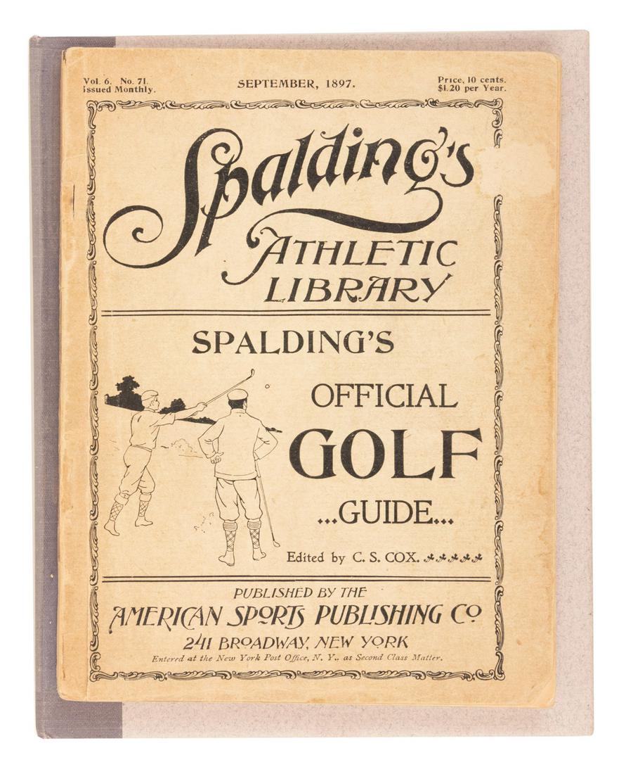 Spalding's Official Golf Guide 1897 orig wrappers (1 of 4)