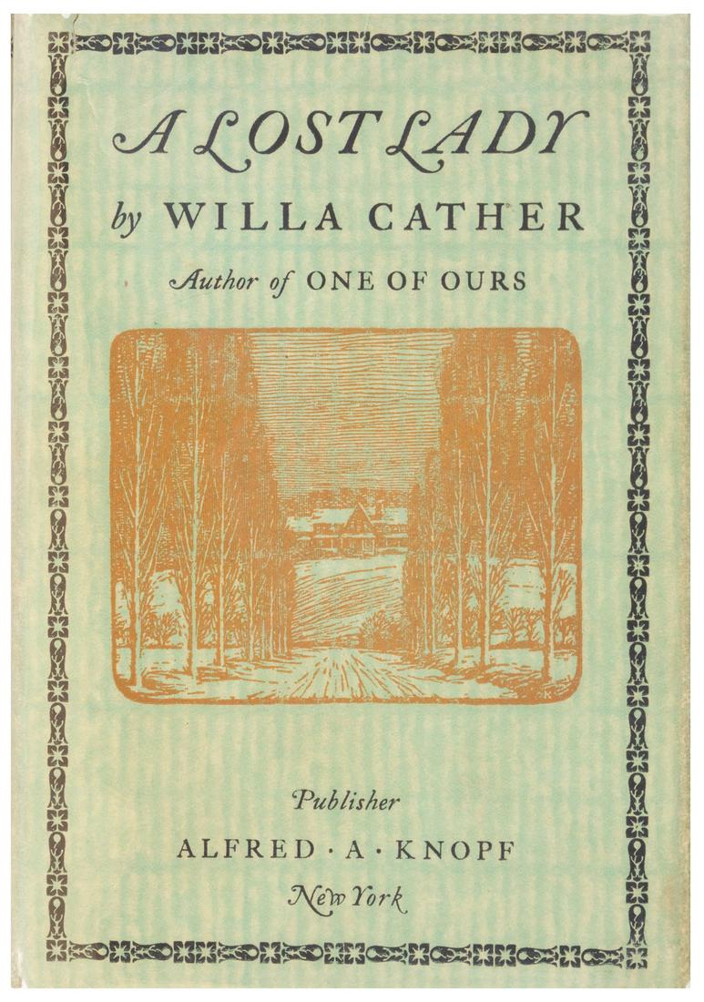 Willa Cather's A Lost Lady, 1st Ed. (1 of 1)