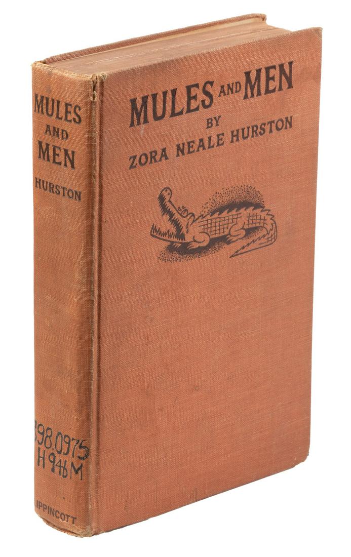Hurston, Mules and Men 1st Edition: Heading: Author: Hurston, Zora Neale Title: Mules and Men Place Published: Philadelphia Publisher:J.B. Lippincott Company Date Published: 1935 Description: 343 pp. Introduc