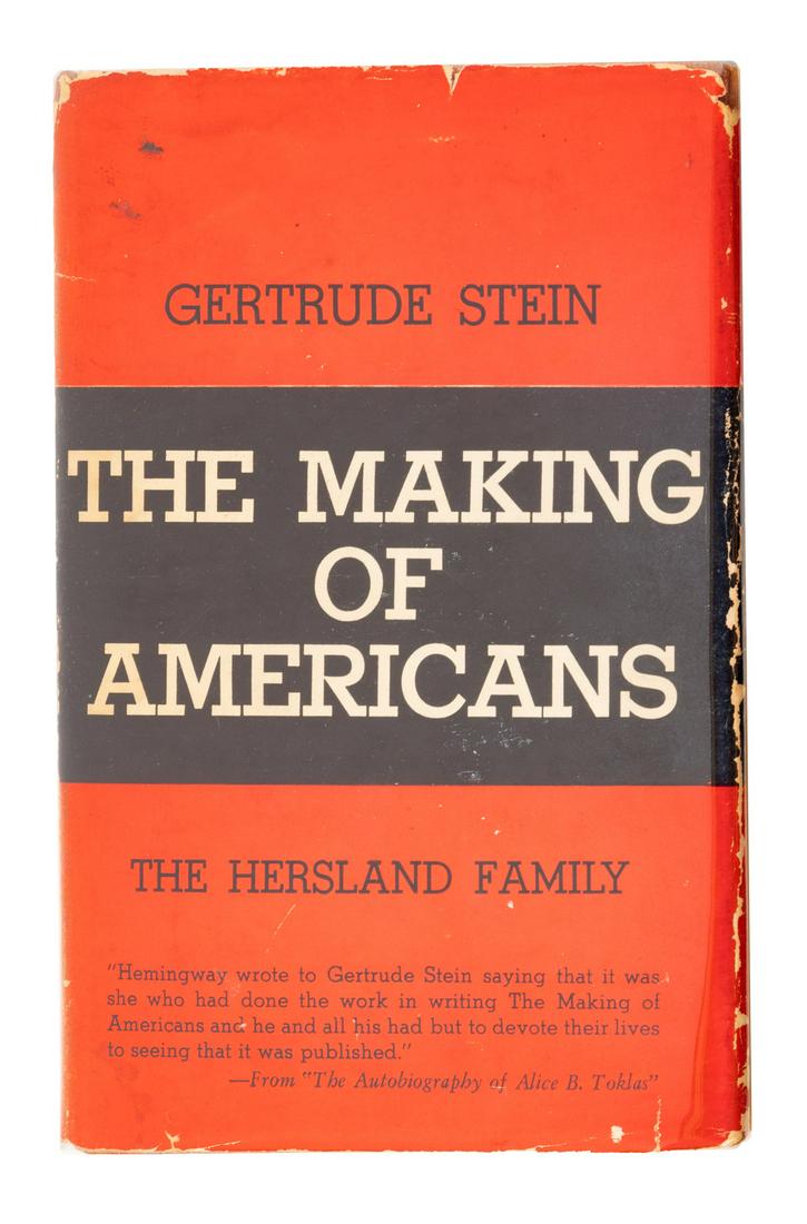 Signed by Gertrude Stein (1 of 2)