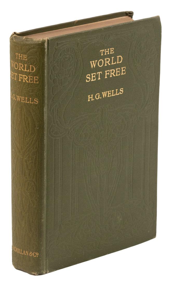 The World Set Free H.G. Wells 1st Edition Inscribed (1 of 2)