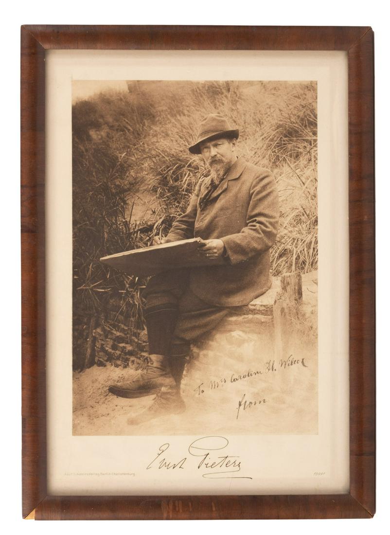 Dutch artist Evart Pieters, signed photo & original (1 of 2)