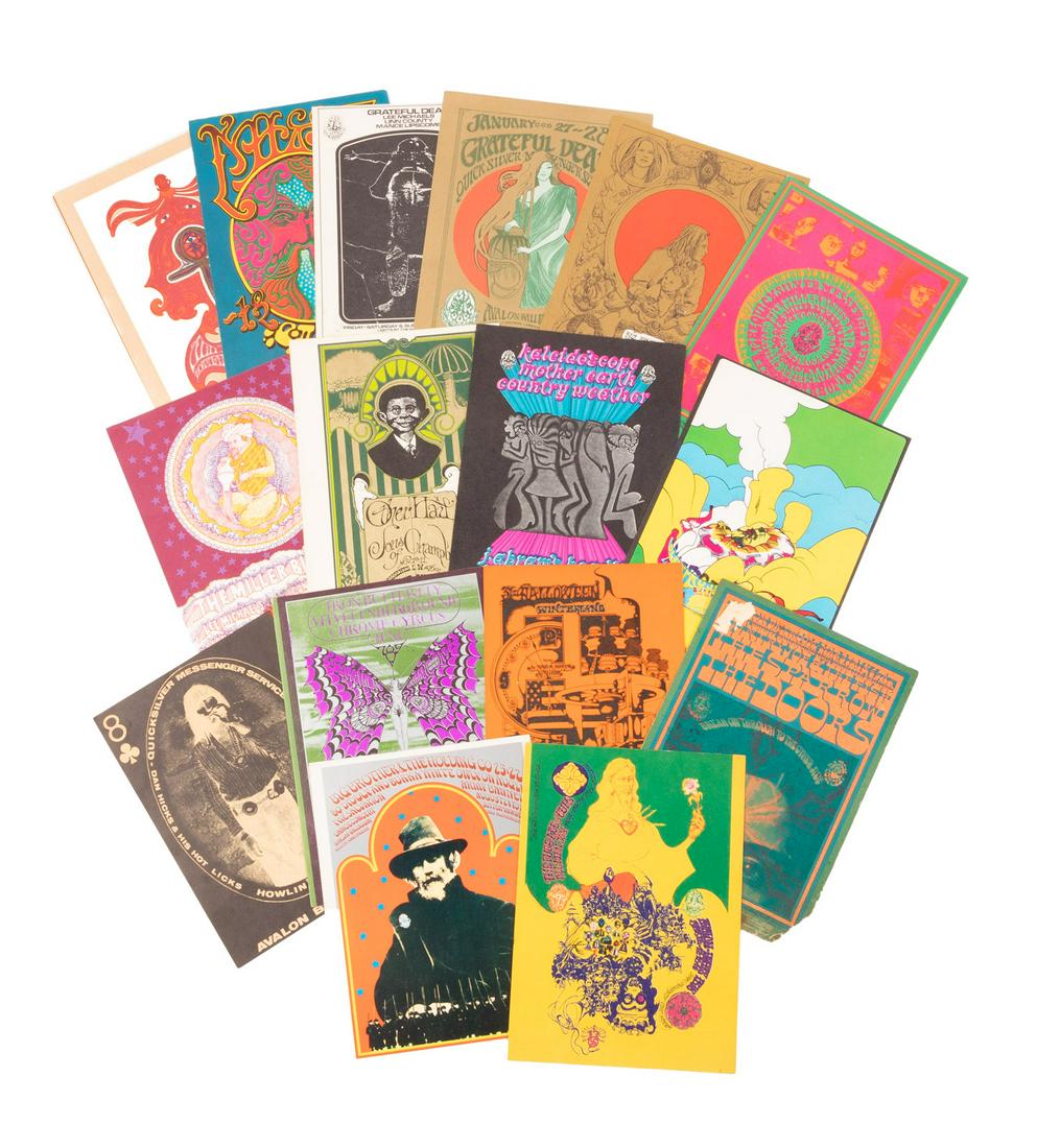 Sixteen rock postcards from Family Dog Productions (1 of 1)