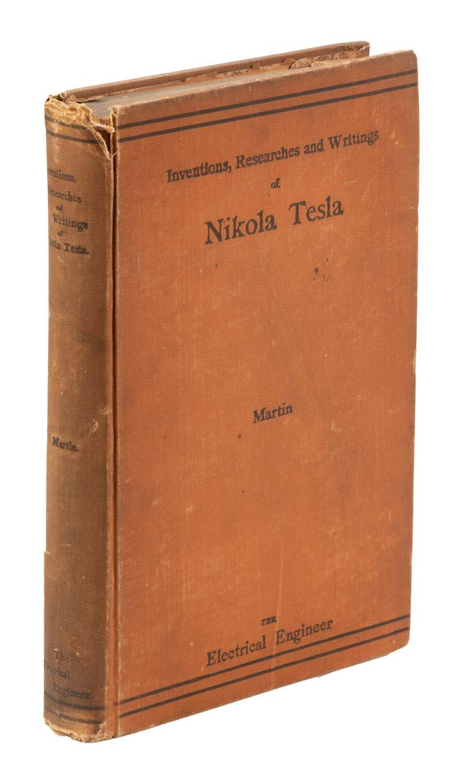 The Inventions of Nikola Tesla: Heading: (Tesla, Nikola) Author: Martin, Thomas Commerford Title: The Inventions, Researches and Writings of Nikola Tesla; with special reference to his work in polyphase currents and high potential l