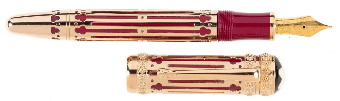 MONTBLANC Patron 4810: CATHERINE II the Great Fountain: Heading: Author: Montblanc Patron of Art Series Title: Catherine II the Great Limited Edition 4810 Fountain Pen Place Published: Germany Publisher: Date Published: 1997 Description: </