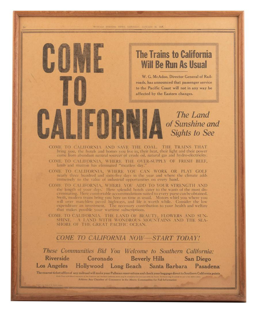 The lure of California during WWI (1 of 1)