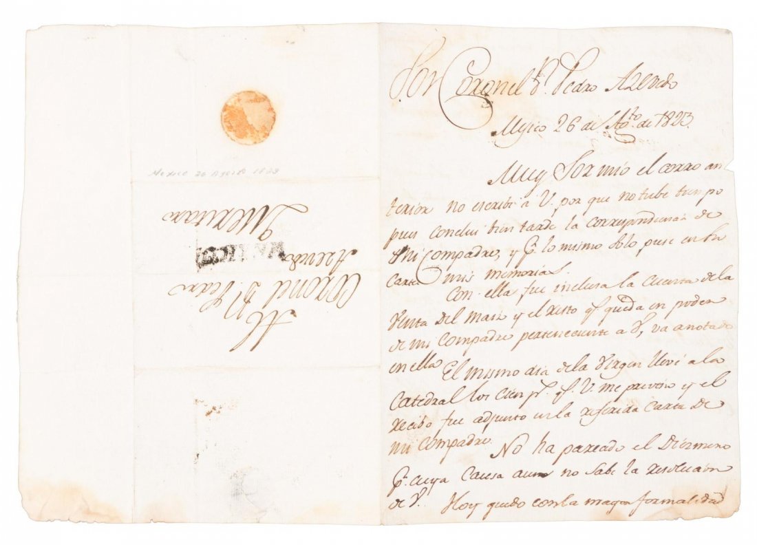 Letter, Mexican political chaos after Independence from: Heading: (Mexico - post-Independence) Author: [Manuel Huerta?] Title: Letter on Mexican political chaos after Iturbide's abdication Place Published: Mexico City Publisher: Date Published: Aug