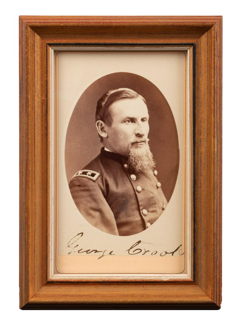 George R. Crook autographed CDV (1 of 1)
