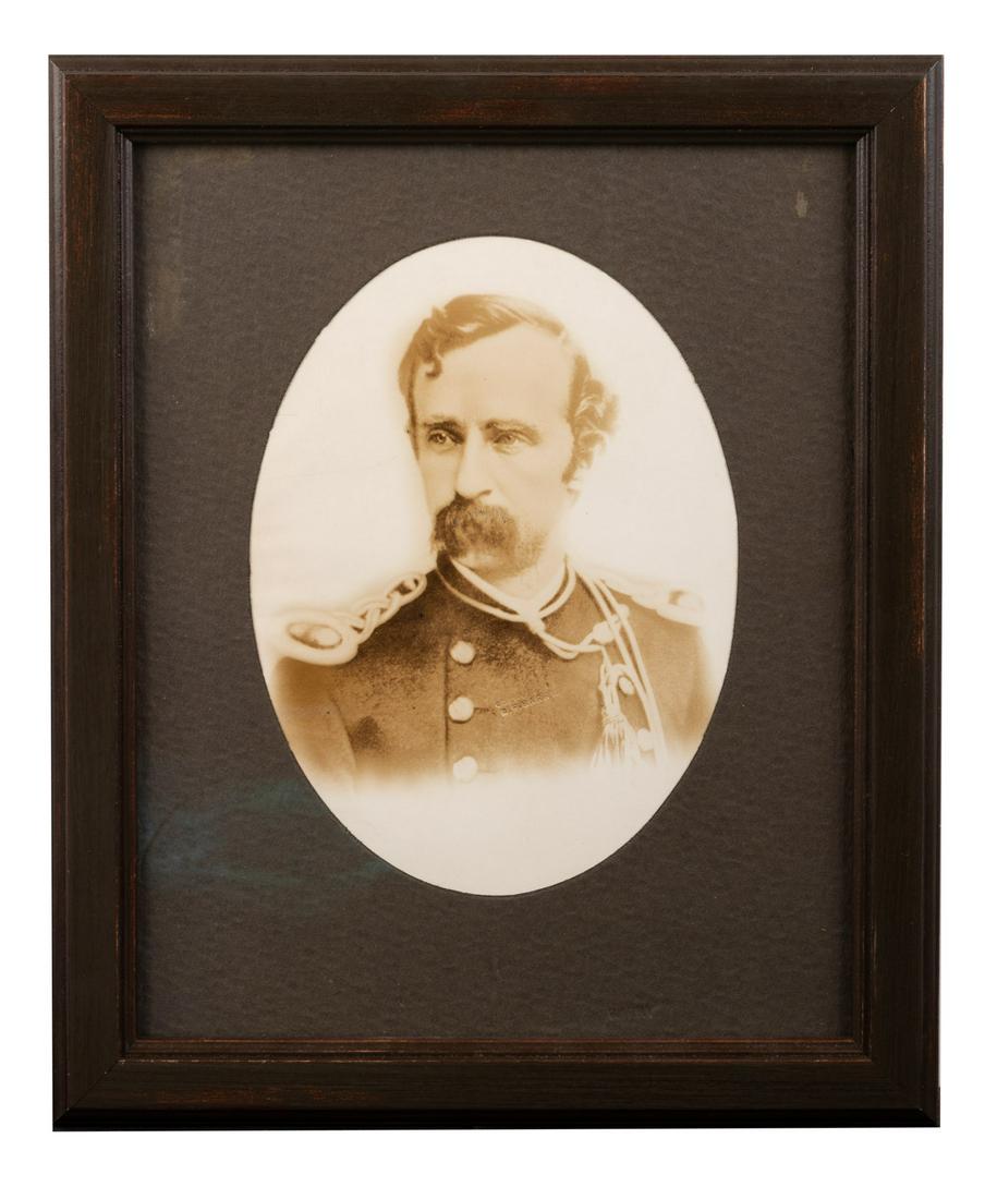 Gelatin silver print photo of Custer by D.F. Barry (1 of 1)