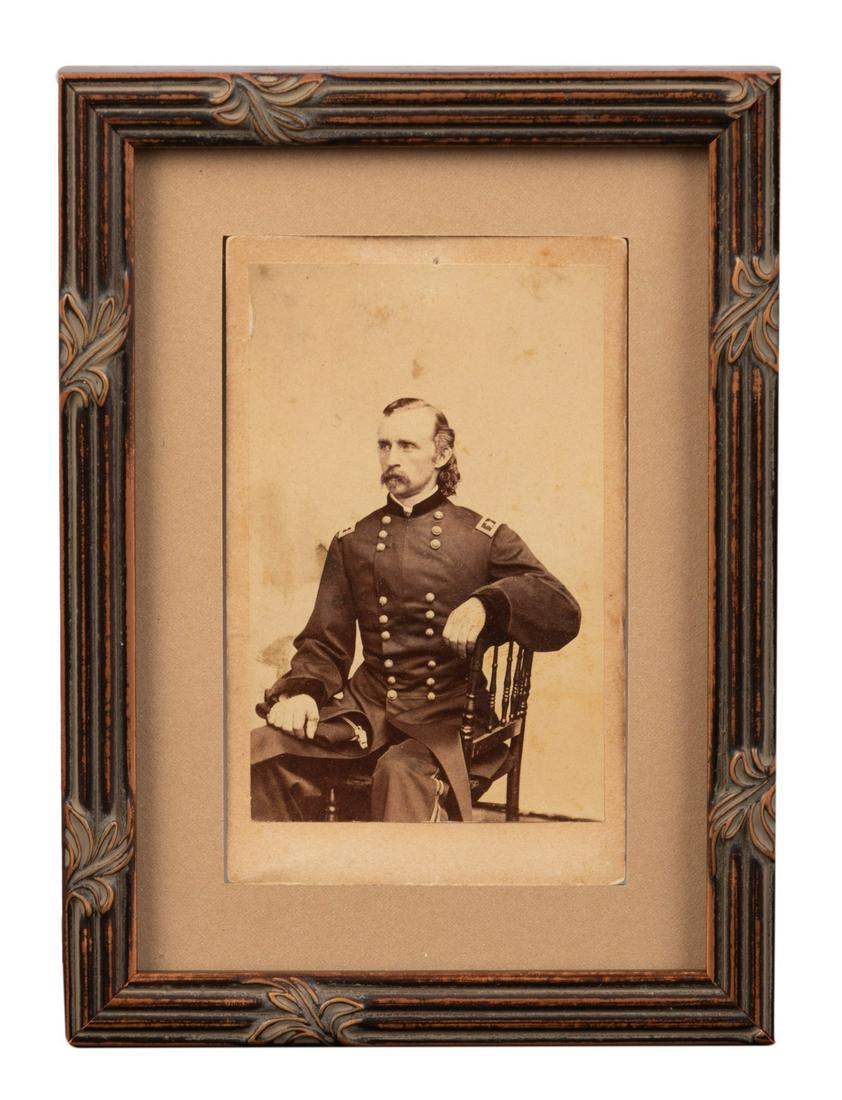 George Armstrong Custer CDV from Brady photo (1 of 1)