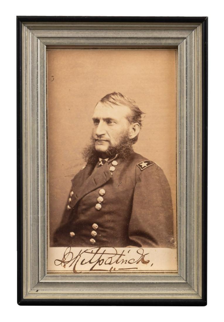 Signed Hugh Judson Kilpatrick CDV from Brady photo (1 of 1)