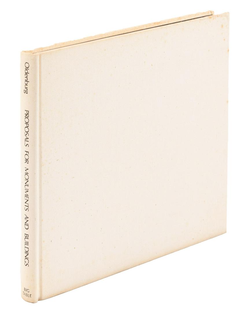 Claes Oldenburg Proposals for Monuments, 1969: Heading: Author: Oldenburg, Claes Title: Proposals for Monuments and Buildings 1965-69 Place Published: Chicago Publisher:Big Table Publishing Company Date Published: 1969 Description: