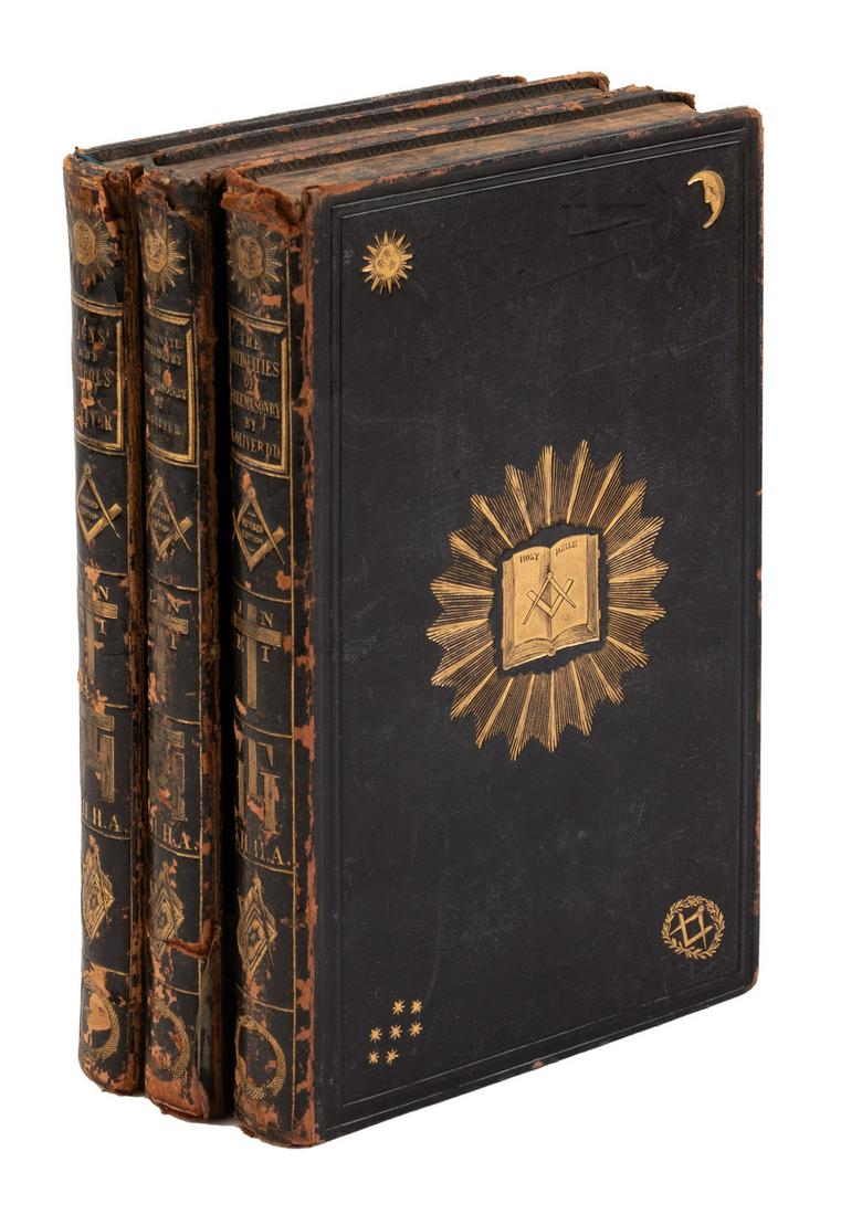 Three Masonic Works by George Oliver: Heading: (Freemasonry) Author: Oliver, George D.D. Title: Three Masonic Works by George Oliver Place Published: London Publisher:Richard Spencer & Sherwood, Gilbert and Piper Date Published: