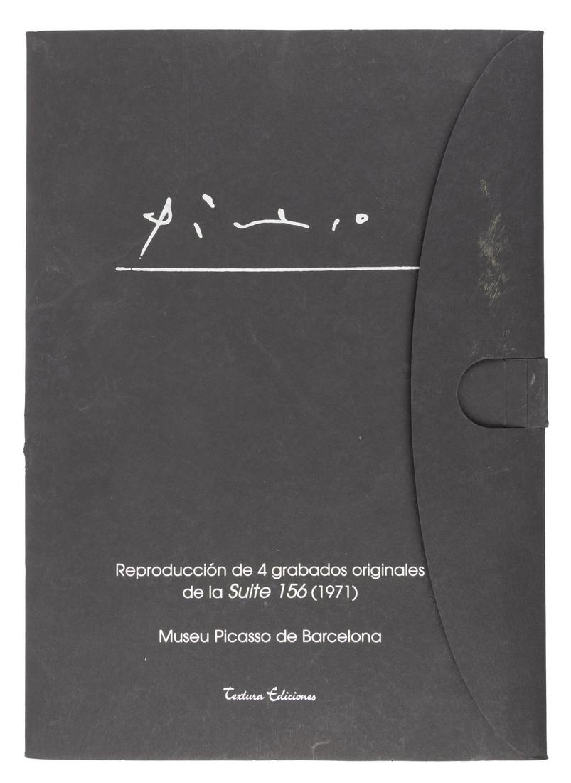 Facsimiles of Picasso's Suite 156: Heading: (Picasso, Pable) Author: Title: Reproducción de 4 Grabados Originales de la Suite 156 (1971) Place Published: Barcelona Publisher:Museu Picasso de Barcelona / Textura Ediciones Date Pub