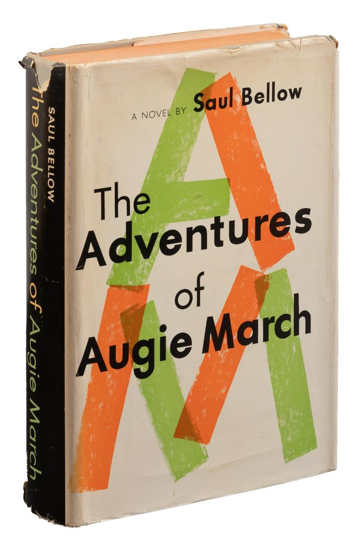 Saul Bellow Adventures of Augie March, 1st Ed.: Heading: Author: Bellow, Saul Title: The Adventures of Augie March Place Published: New York Publisher:The Viking Press Date Published: 1953 Description: 536 pp. Gray & bla
