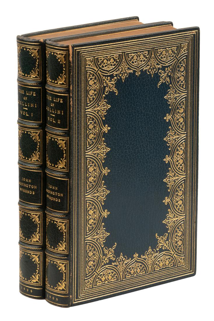 The Life of Benvenuto Cellini finely bound: Heading: (Fine Bindings) Author: Cellini, Benvenuto Title: The Life of Benvenuto Cellini Place Published: New York Publisher:Brentano's Date Published: [1906] Description: T