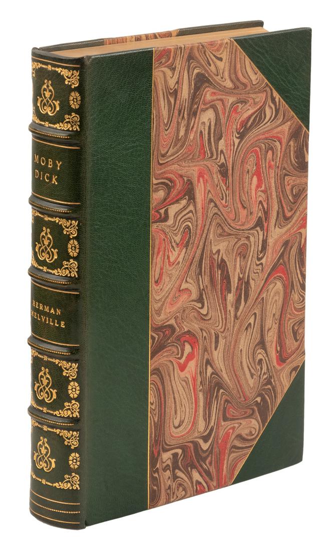 Moby Dick by Herman Melville, Heritage Press: Heading: (Fine Bindings) Author: Melville, Herman Title: Moby Dick; or The Whale Place Published: New York Publisher:The Heritage Press Date Published: [1943] Description: I