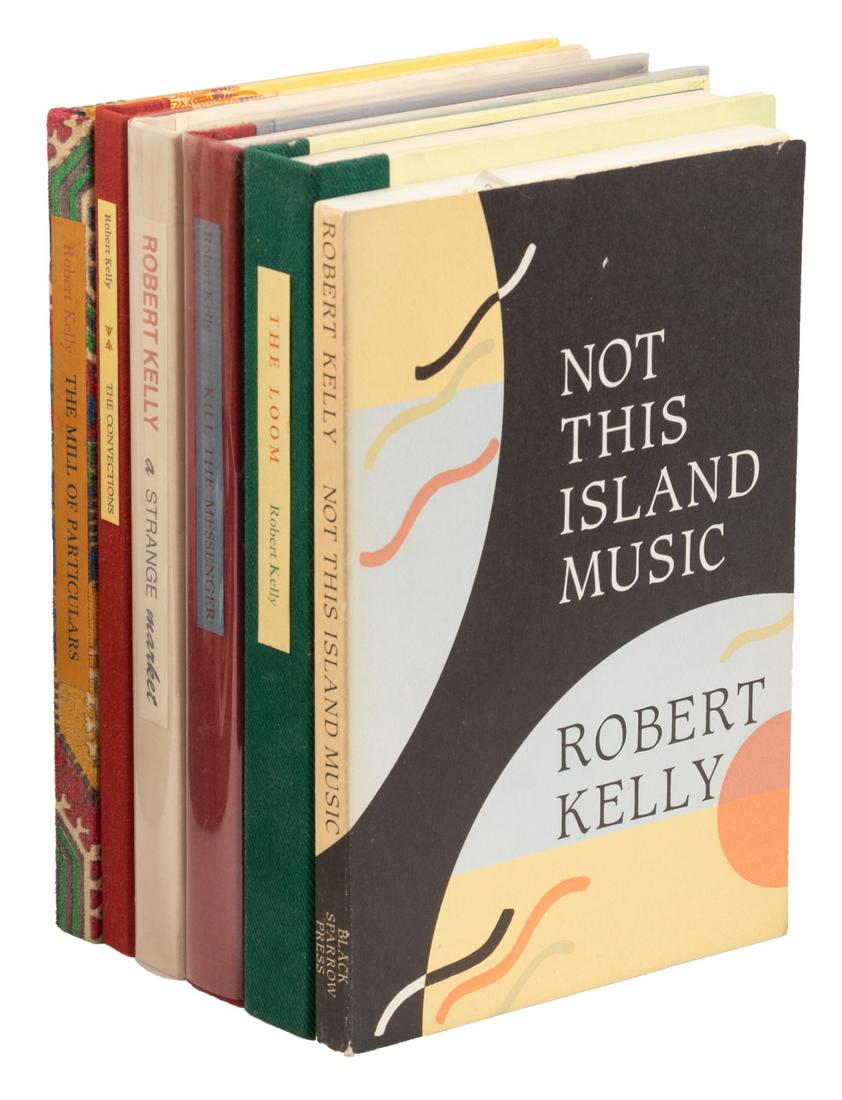 Six titles by Robert Kelly from Black Sparrow Press-: Heading: Author: Kelly, Robert Title: Six titles by Robert Kelly from Black Sparrow Press- five signed Place Published: Santa Rosa Publisher:Black Sparrow Press Date Published: Various dates