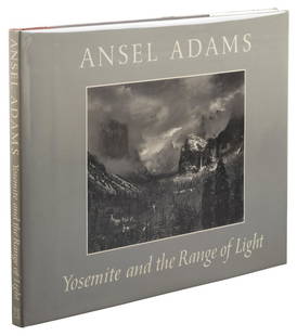 First British Edition of Ansel Adams' Yosemite: Heading: Author: Adams, AnselTitle: Yosemite and the Range of Light Place Published: London Publisher:Thames & Hudson Date Published: 1979 Description: 116 full-page plates of Adam's photographs