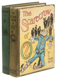 Two Oz Adventures: Heading: Author: Baum, L. Frank and Ruth Plumly ThompsonTitle: Scarecrow of Oz with Pirates in Oz Place Published: Chicago Publisher:Reilly & Lee Date Published: 1918 and 1931 Description: Two