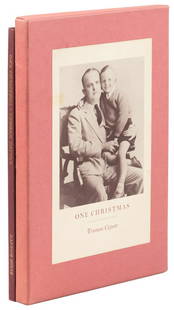 Truman Capote's One Christmas inscribed: Heading: Author: Capote, TrumanTitle: One Christmas Place Published: New York Publisher:Random House Date Published: 1983 Description: [ii],[10],11-41,[5] pp. (8vo) full burgundy cloth with titles