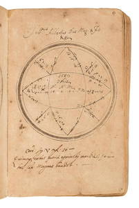 Rare manuscript book of horoscopes, 17th century