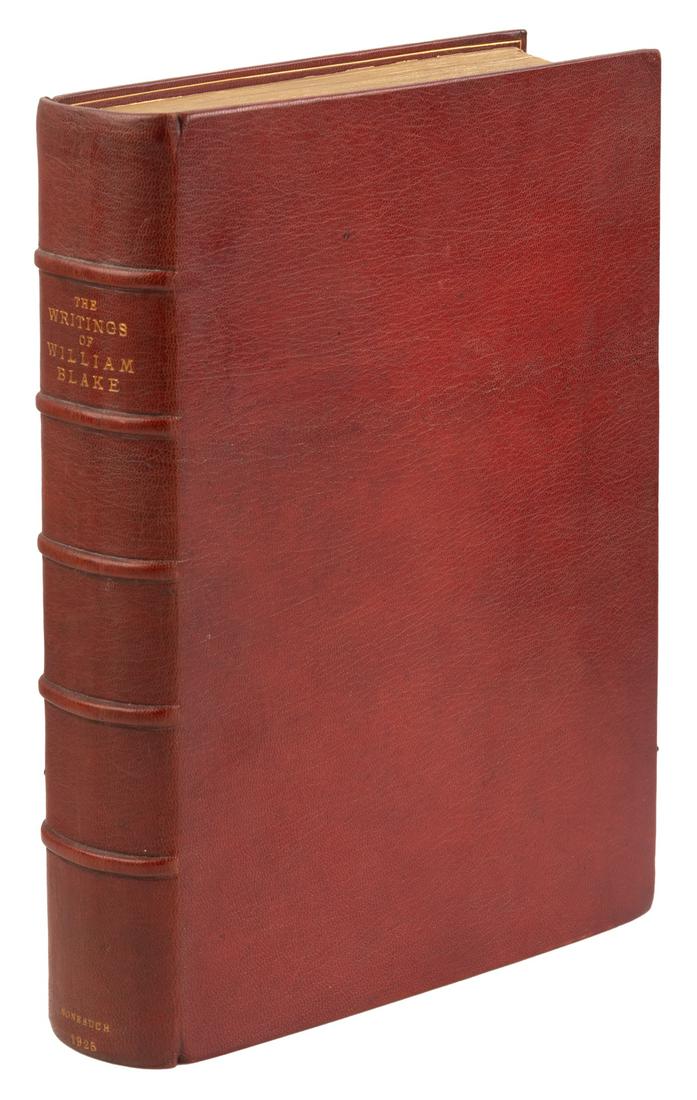 William Blake's Writings from Nonesuch Press, 1/75: Heading: Author: Blake, William Title: The Writings of William Blake Place Published: London Publisher:Nonesuch Press Date Published: 1925 Description: 3 volumes in 1. xvii