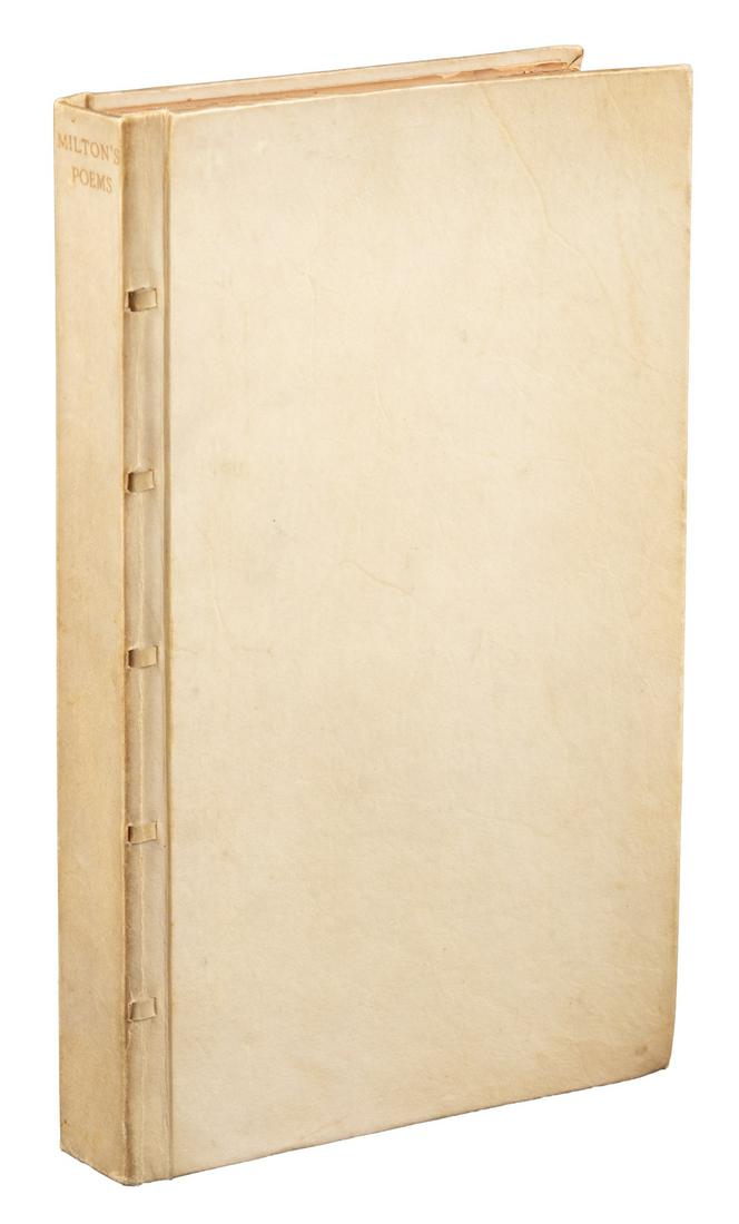 Nonesuch MIlton with Blake illustrations, 1/90: Heading: (Nonesuch Press) Author: Milton, John Title: Poems in English with Illustrations by William Blake: Miscellaneous Poems, Paradise Regain'd & Samson Agonistes Place Published: London Publisher: