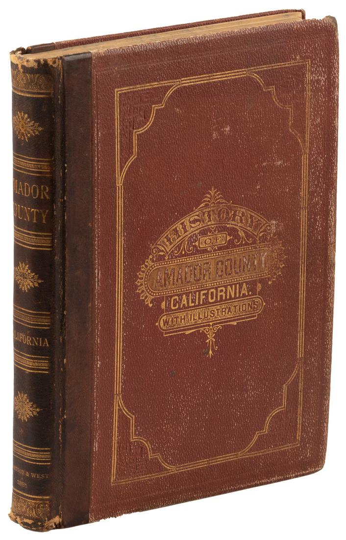 History of Amador County, California 1881: Heading: (California - Amador County) Author: [Mason, J.D.] Title: History of Amador County, California, with Illustrations and Biographical Sketches of Its Prominent Men and Pioneers Place Published: