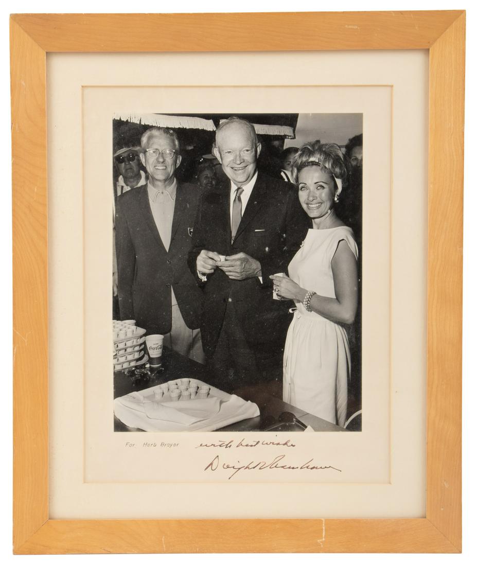 Autographed Photograph of Dwight Eisenhower (1 of 3)