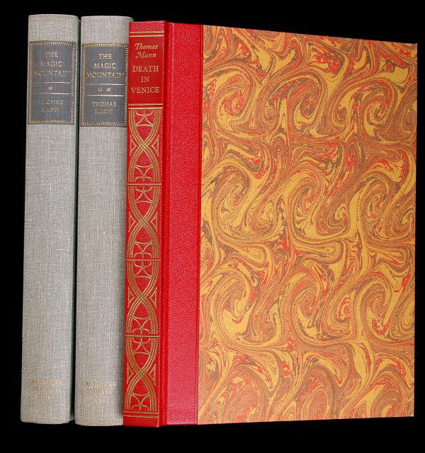 Lot of 2 Thomas Mann Limited Editions Club titles: Title: Lot of 2 titles in 3 volumes Author: Mann, Thomas Description: With: The Magic Mountain. 2 vols. Trans. by T. Lowe Porter. Intro. by the author. 11x6¾, cloth-backed gilt-lettered boards, paper