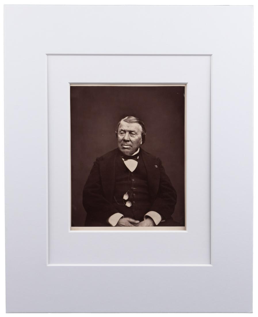 Étienne Carjat Woodburytype portrait of P. Ricord: Heading: Author: Carjat, Étienne Title: Portrait of Philippe Ricord Place Published: Paris Publisher:Galerie Contemporaine Date Published: [1877] Description: Mounted Wood