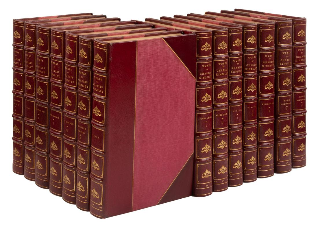 The Novels and Poems Of Charles Kingsley finely bound (1 of 4)