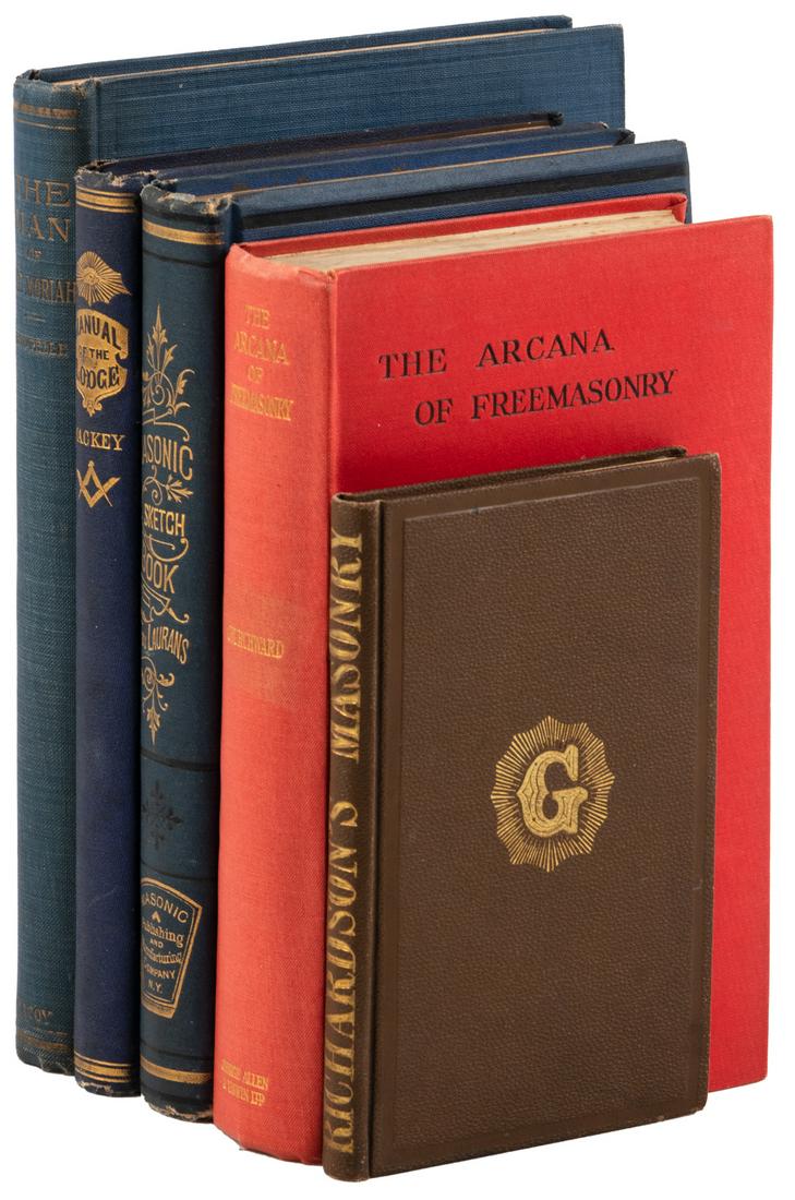 Five volumes concerning Freemasonry (1 of 1)