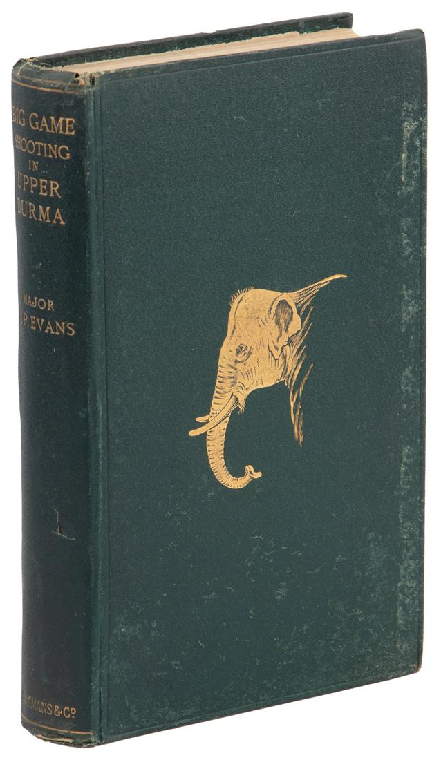 Big-Game Shooting in Upper Burma w/ folding map (1 of 2)