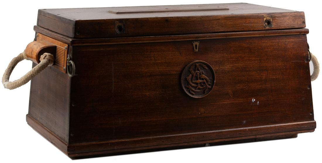 19th century travel chest (1 of 5)