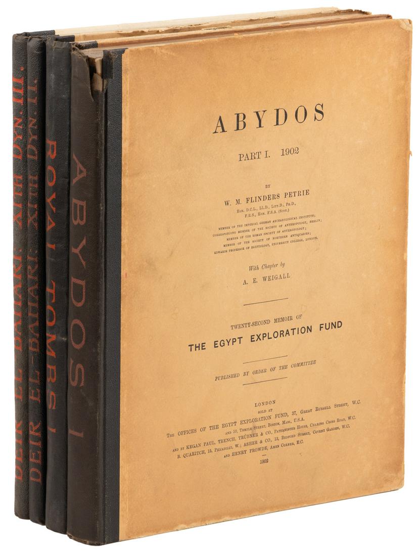 Four 1st Edition Memoirs from Egypt Exploration Fund (1 of 5)