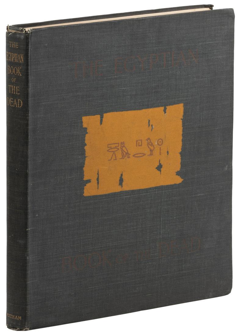 The Egyptian Book of the Dead, w/99 plates, 1901: Heading: (Egypt) Author: Pierret, M. Paul Title: The Egyptian Book of the Dead; the most ancient and the most important of the extant religious texts of ancient Egypt Place Published: New York & Londo