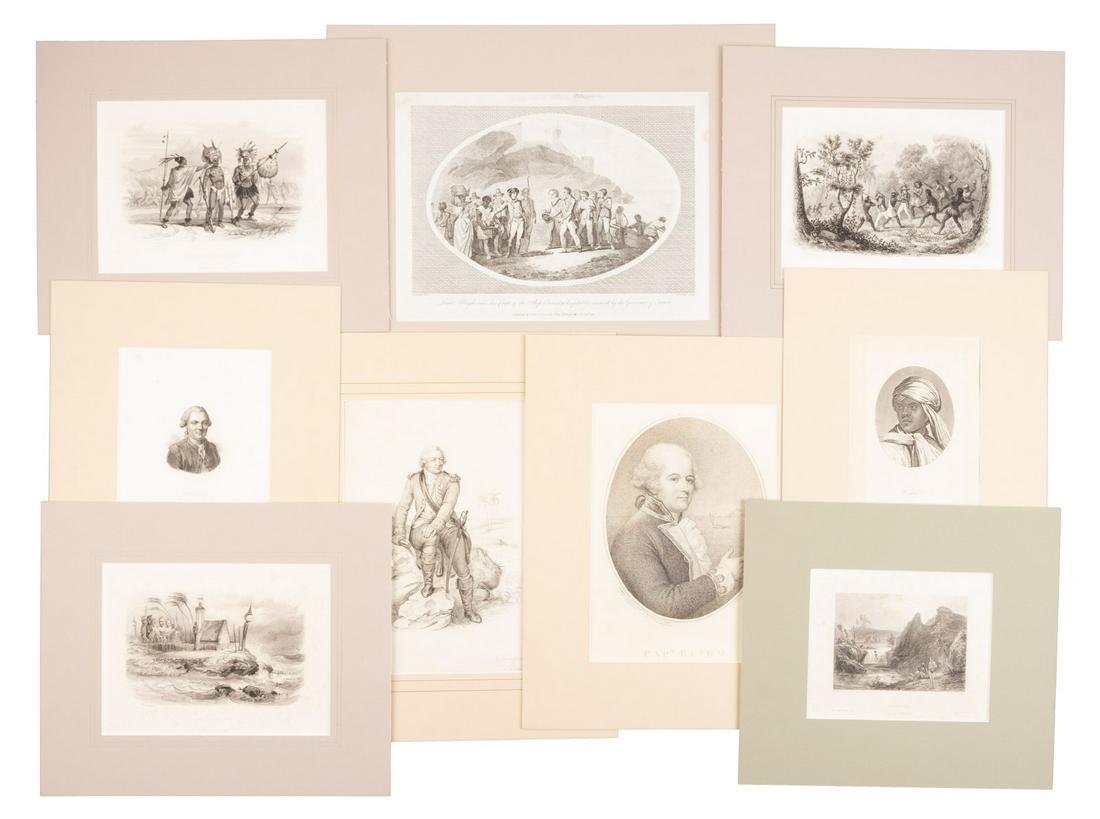 Seven engravings related to the South Pacific (1 of 1)