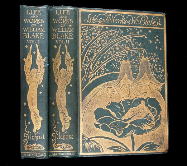 Gilchrist, Life of William Blake 1880, 2 volumes: Title: Life of William Blake with Selections from His Poems and Other Writings Author: Gilchrist, Alexandeer Description: 2 volumes. xxi, 431, ix 383. With 2 mounted frontispiece portraits on India pa