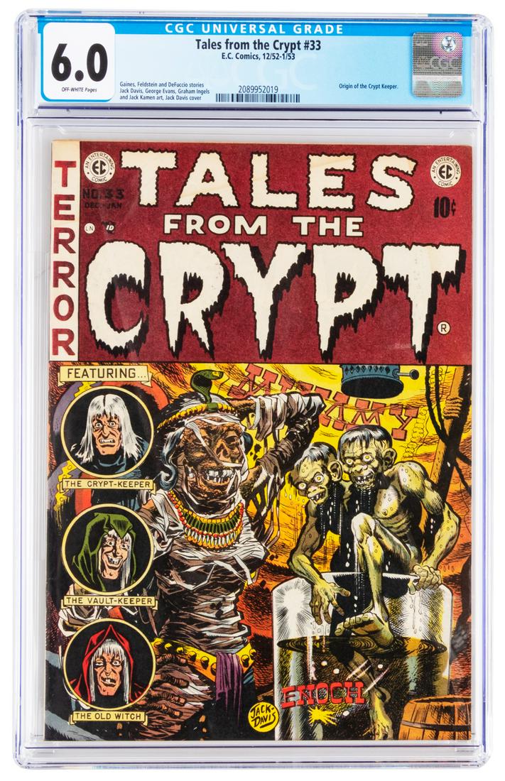 TALES FROM THE CRYPT #33 * CGC 6.0 * Origin: CRYPT (1 of 2)