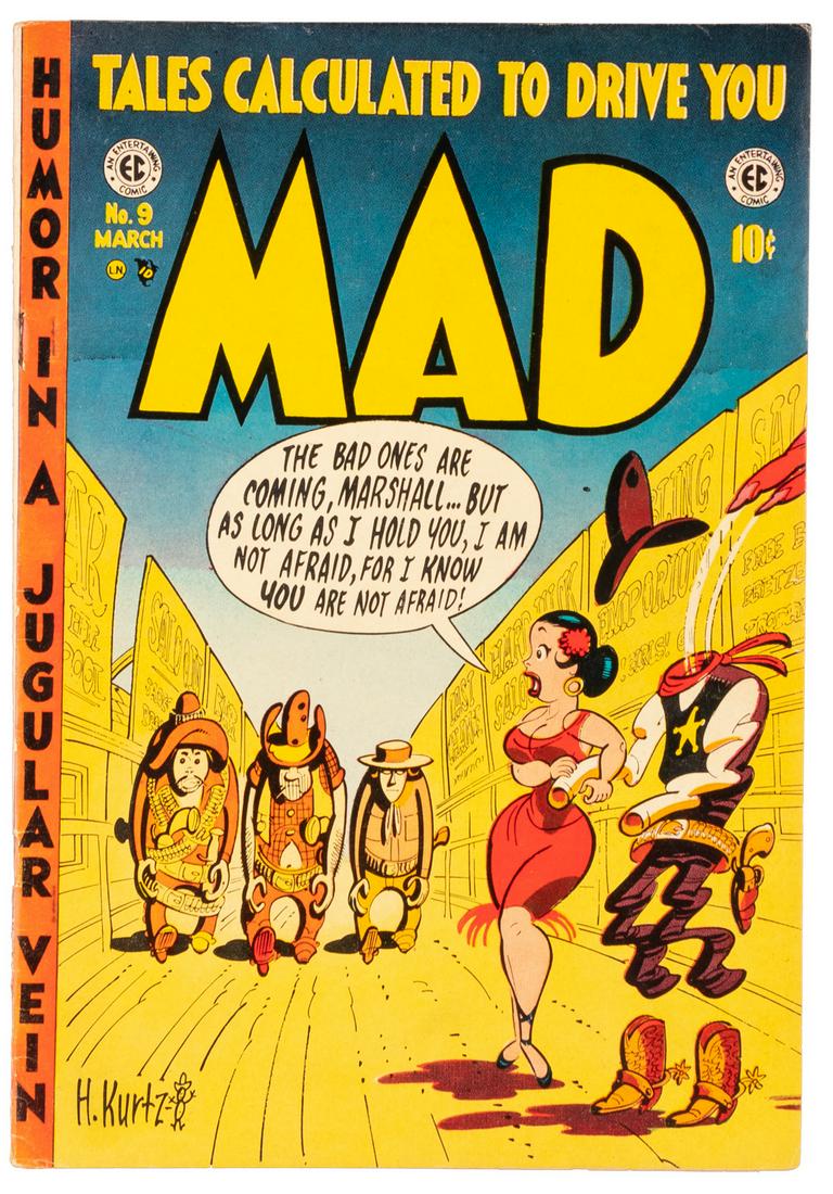 MAD #9 * 5.0 * Kurtzman, Elder, Davis, Wood * (1 of 2)
