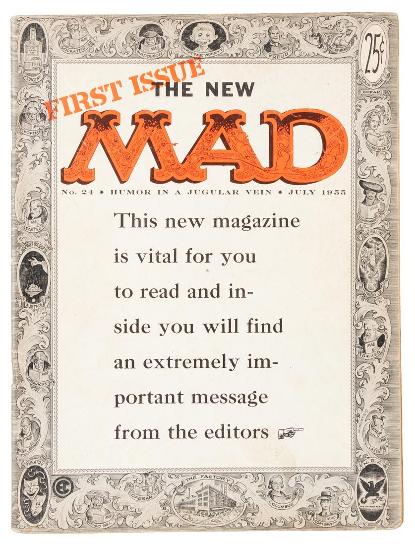 MAD #24 * 3.5 * 1st Magazine Issue * KURTZMAN (1 of 2)