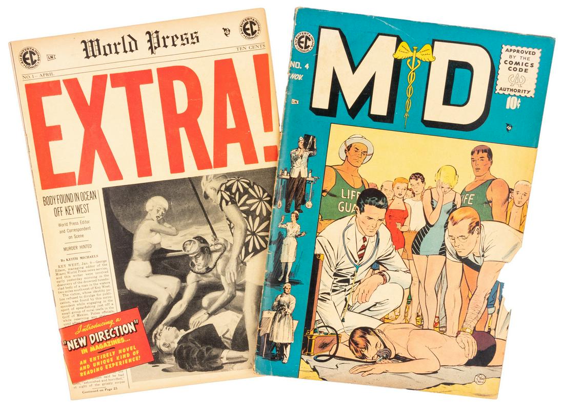 Lot of 2 ECs: EXTRA! #1 and M.D. #4 * 3.0 * Johnny (1 of 2)