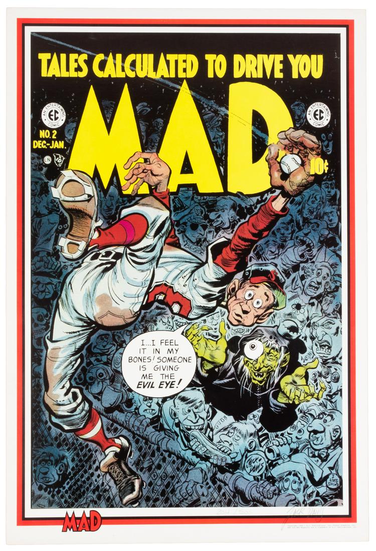 MAD #2 Large Poster Signed and Numbered by JACK DAVIS (1 of 2)