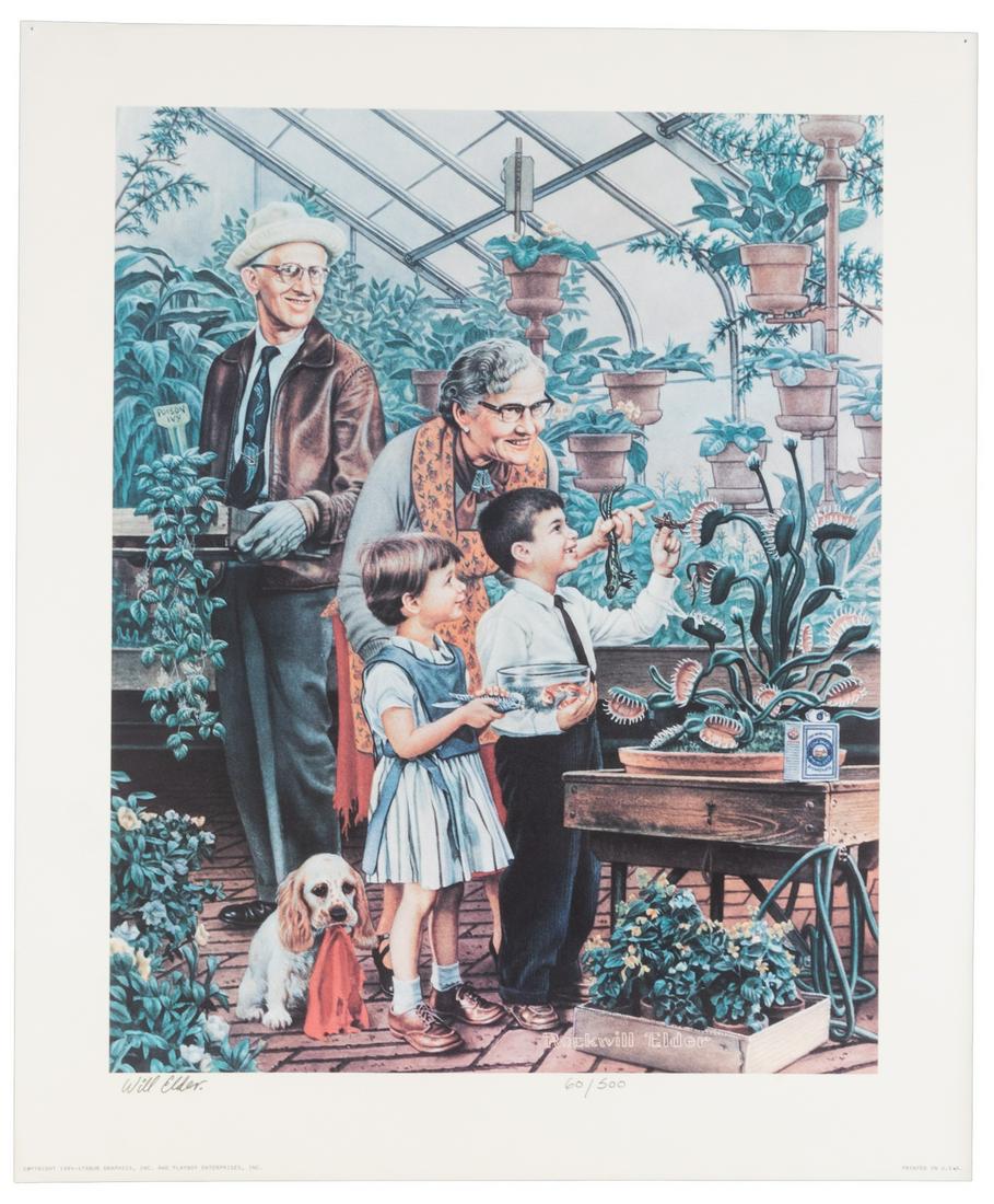 Will Elder Signed Limited Norman Rockwell Parody Poster (1 of 3)
